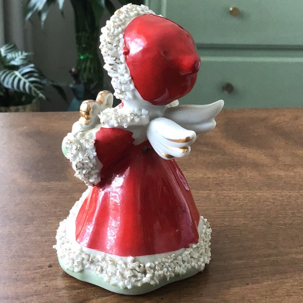 Vintage Lefton Christmas Angel Bell - Picture 12 of 16